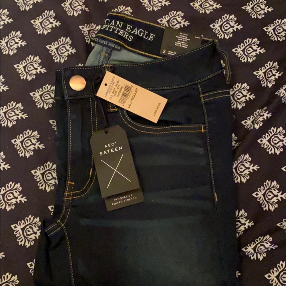 Dark wash jeggings